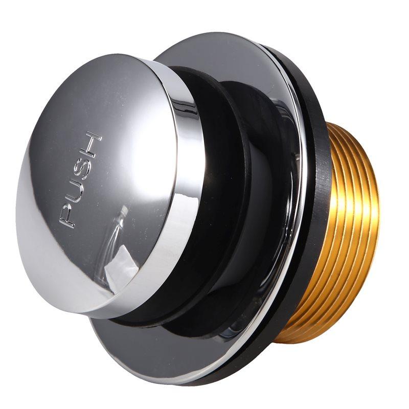 ABKP-For LDR 502 5108CP Chrome Toe Touch Bath Tub Drain Stopper With Flange And Drain Washer