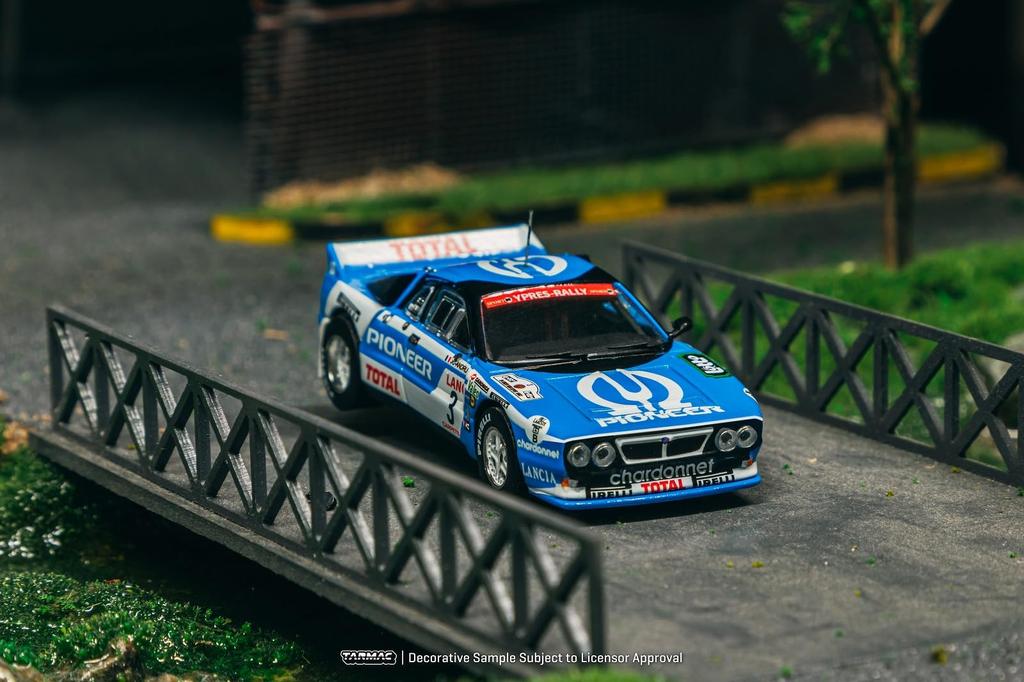 TARMACWORKS Lancia 037 Rally Ypres 24 Hours Rally 1983 Sappey Finished Product 1/64 J.C. Andruet/F. T64P-TL002-83YR03