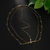 Bohemian Bride Rhinestone Forehead Chain - Light Luxury Hair Accessories for Women