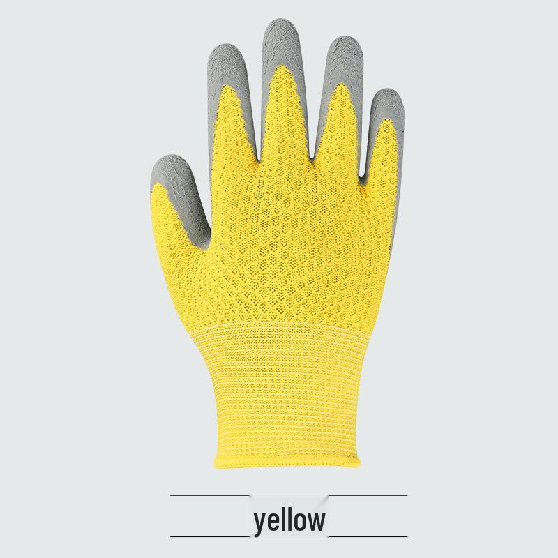 Children's Durable Nitrile Gardening Gloves for Safety and Non-Slip Grip