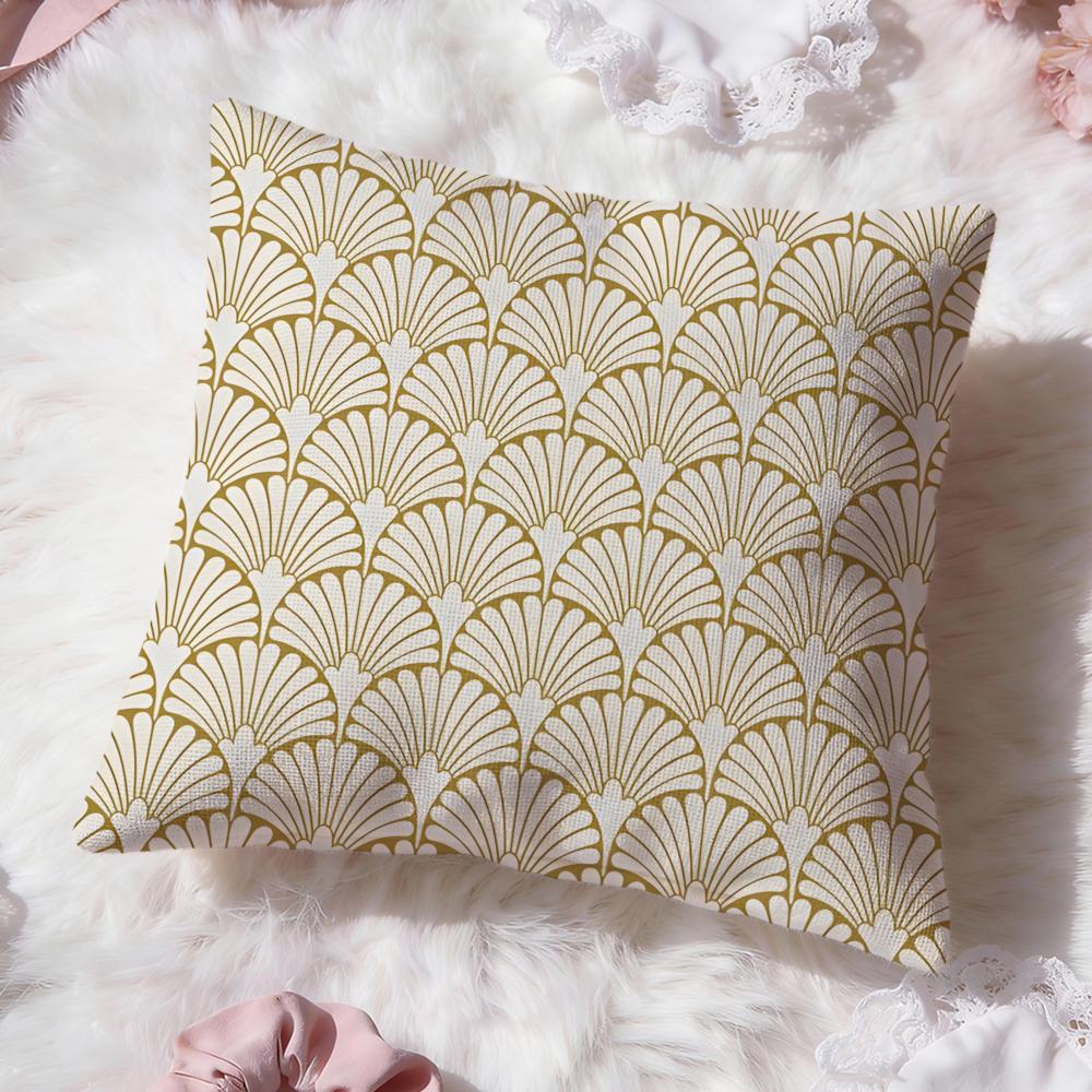 Woven Patterns Cushion Cover Premium Comfort Reversible Pillow Cove Two in One Design for Any Room Car Interior
