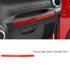 18 Pcs Car Interior Frame Decor Trim Cover Red For 11-17 Jeep Wrangler JK 4 Door