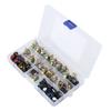 80Pcs with Storage Case Potentiometer Kit Potentiometer with Knob  DIY Electronics