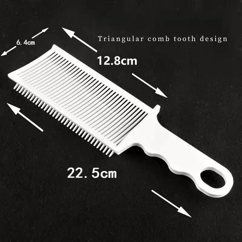 Haarkniptandenkam Professionele Barberscheerapparaat Blending Platte Bovenkant Haarkniptandenkam voor Mannen Fading Kam Salon Styling Tool