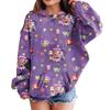 Sweatshirts For Teen Girls Hoodies Long Sleeve Drawstring Pullover Cute Printed Hoodie Top