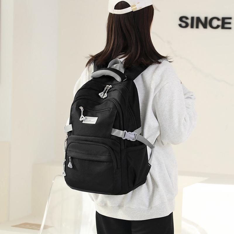 Chic Large Capacity Travel Backpack - Women's Korean Style, Perfect for Junior and Middle School Students' Casual Use