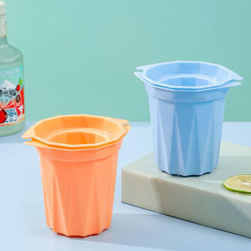 Creative Ice Cup Mold Summer Ice Cup Maker Homemade Refrigerator DIY Ice Cup Mold Frozen Drink Cup Mold Ice Cube Mould Bar Tool