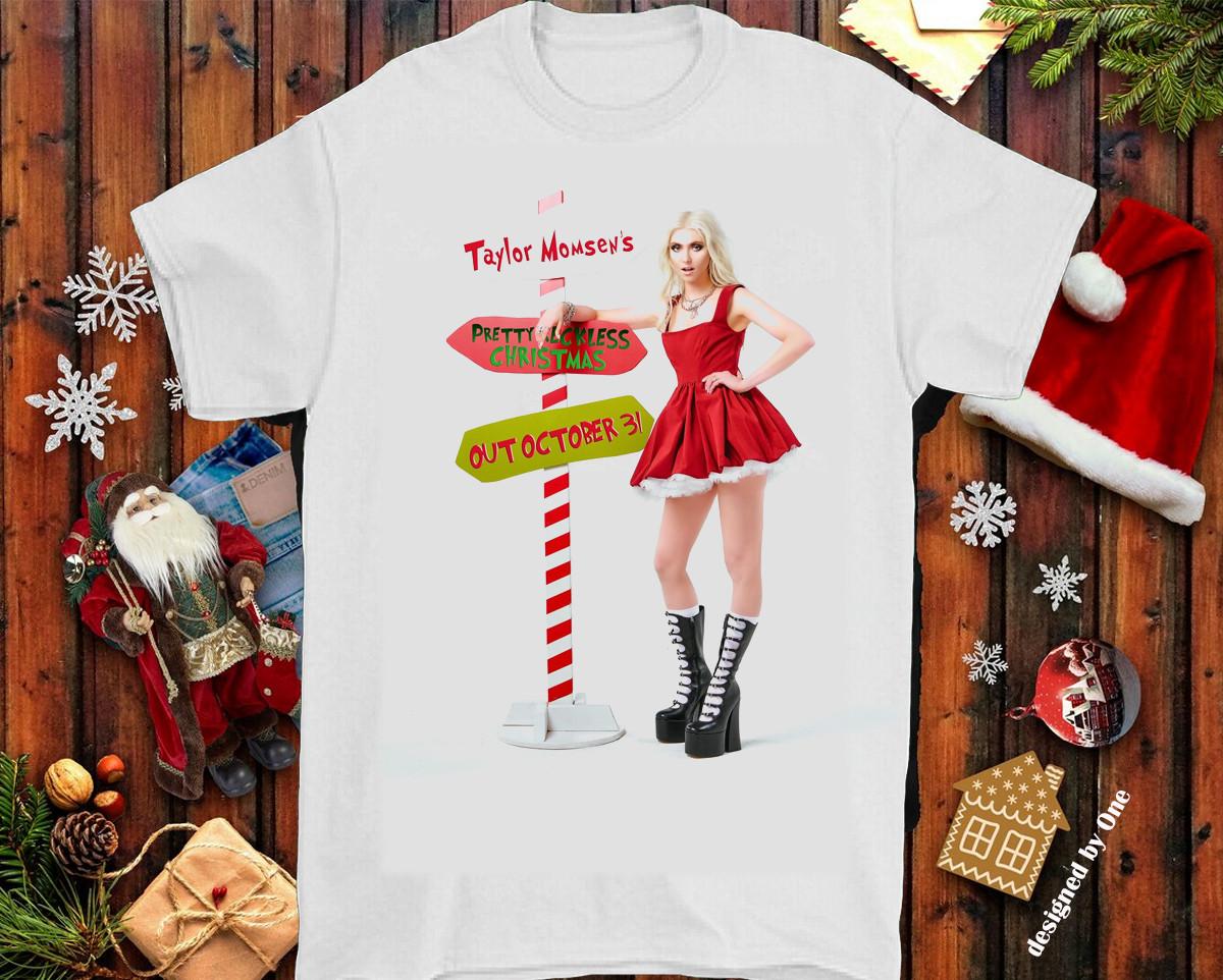 Taylor Momsen White Men Cotton Signature Pretty Reckless T Shirt S-5XL XL