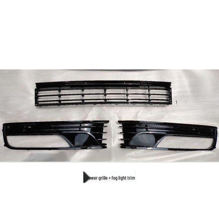 Compatible with 12-16 Magotan B7L: Matte Black Front Grille Air Intake Vent.