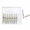 10 st/låda Dental Diamond borrborr för höghastighetshandstycke Fin FG 1,6 mm tandvårdsmaterial CD-50F
