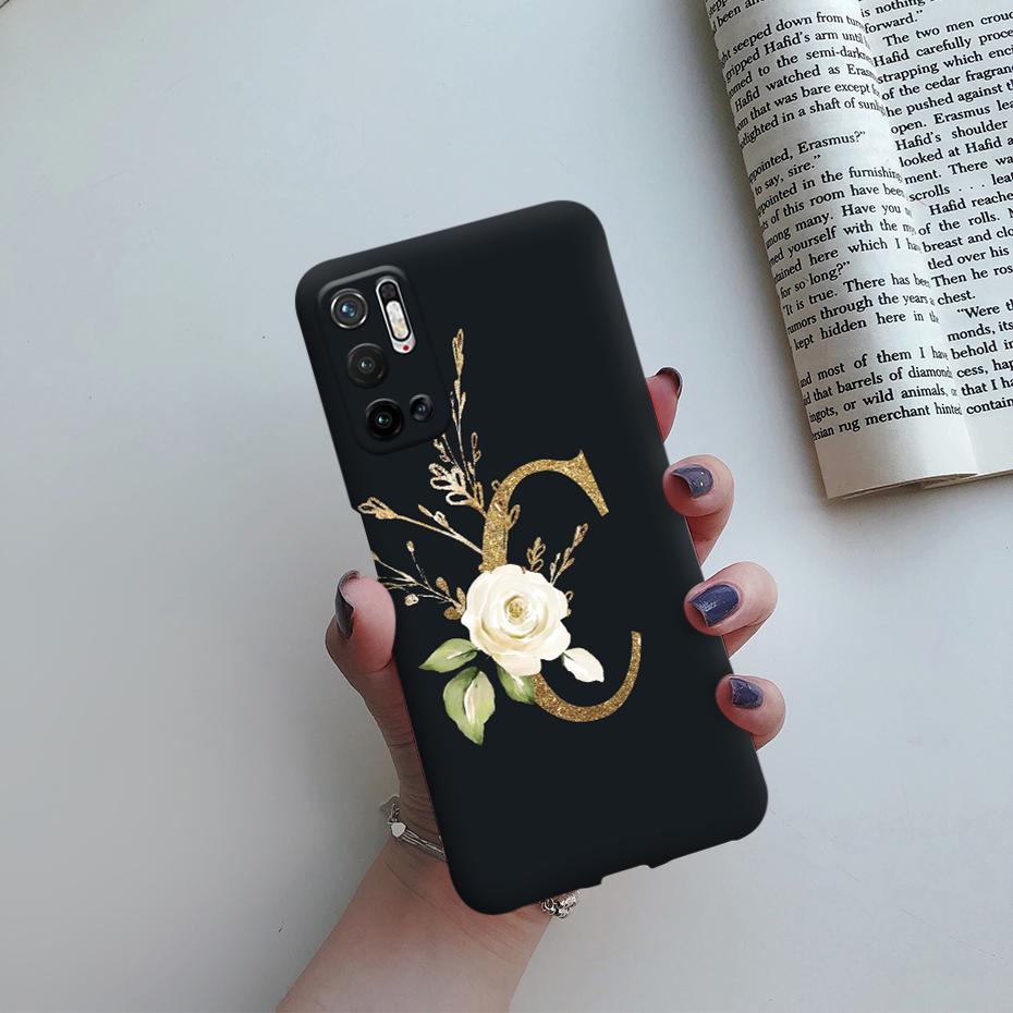 For Xiaomi Poco M3 Pro 5G Case for Poco M3 Pro 5G Cover Cute Letters Soft Silicone Phone Case for Xiaomi Poco M3 PocoM3 M 3 Pro