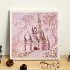 Castle Full 5D DIY Pearl Gem Art Diamond Painting Kits for Adults/Beginners Gift Idea Home Decor 15.7x15.7in