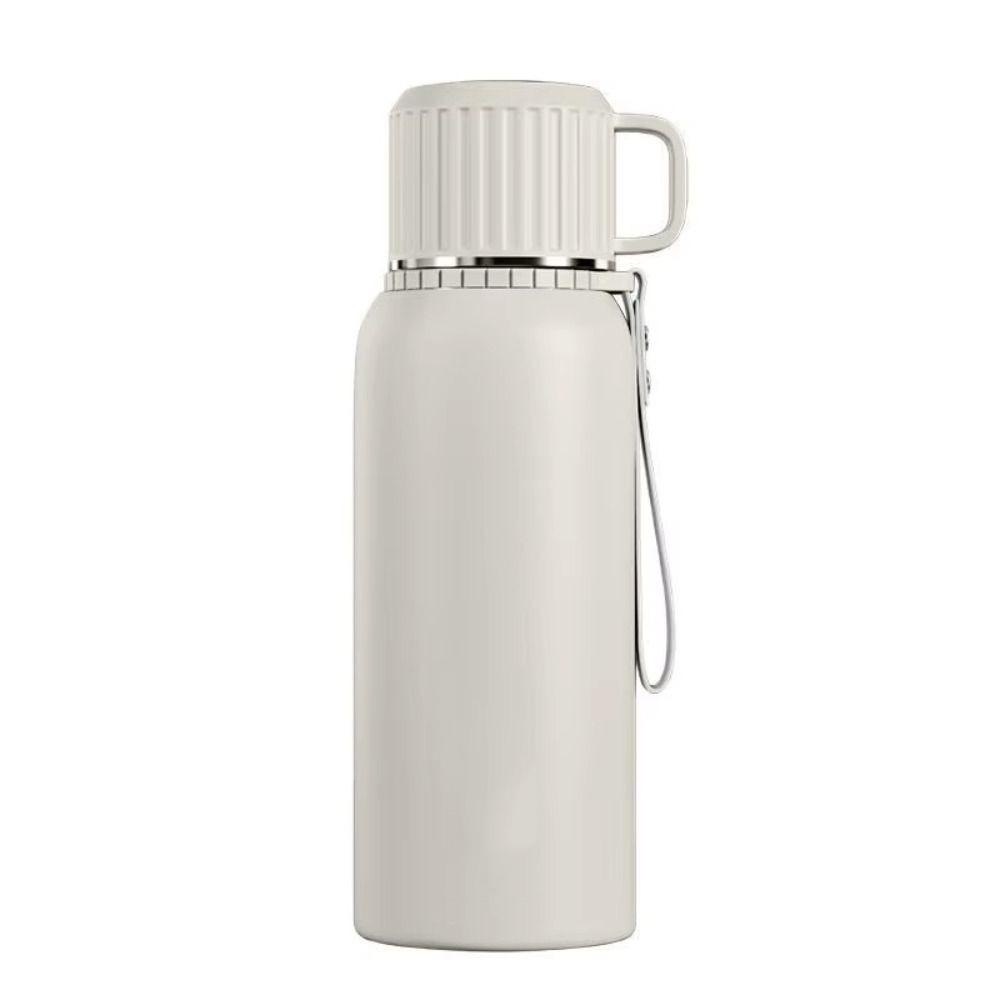 Stainless Steel Thermos Water Bottle 600/800/1000ML Thermos Tumbler Portable Coffee Cup  Sports