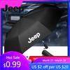 For Jeep High-end Car Folding Sunshade Windproof Umbrella For Jeep Wrangler Grand Cherokee Avenger Compass Wagoneer Gladiator