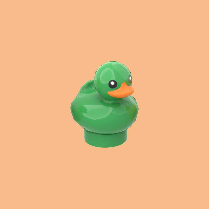 Duckling Sheep Building Blocks DIY Infant Carriage Educational Toys for Kids Creative MOC Bricks Gift