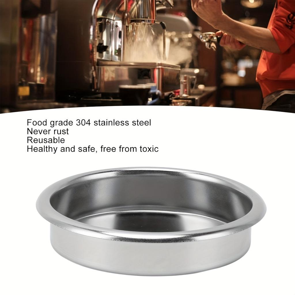 51/54/58mm Back Flush Blind Filter, Stainless Steel Backflush Insert Disk Filter Portafilter Basket Coffee Machine Accessories