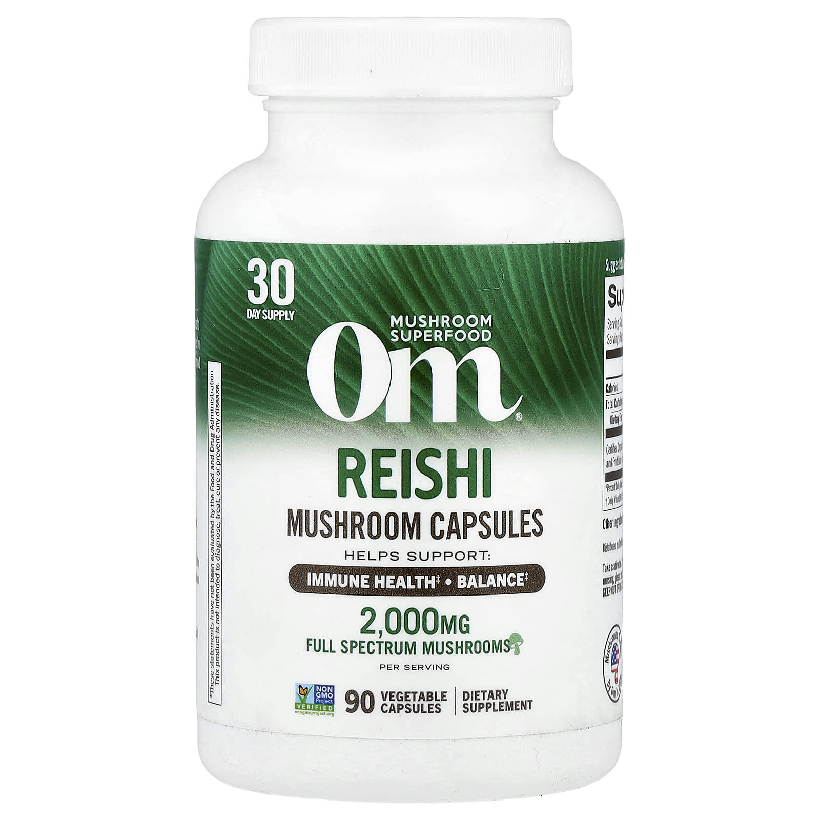 

Reishi Mushroom, Veggie Capsules 90 (667Mg per capsule)