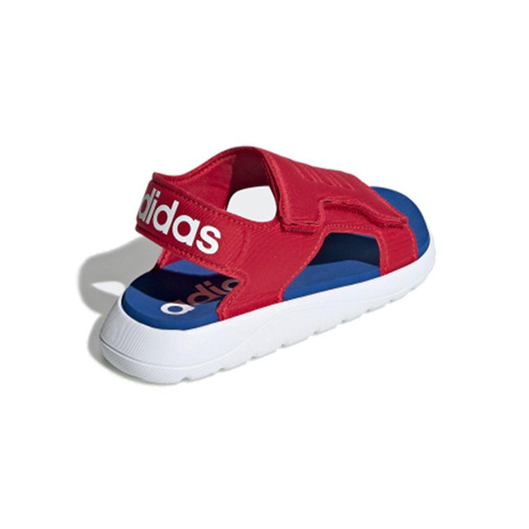 Adidas Comfort Sandal C Slip Resistant Anti Kick Children's Sandals Red Blue White Children Aged 3 7 Years Old EG2234