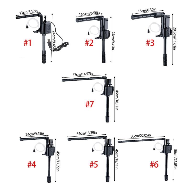 Adjustable Aquarium Wavemaker System for Quiet Setting In Fish Tanks Adjustable Flowing, Suitable for Home Office Use