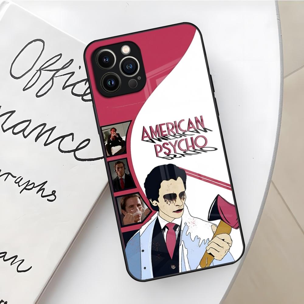 

A-Americans P-Psychos Phone Case for Iphone 17 16 Air 15 14 12 11 13 Pro Max Mini X Xr Xs Se Puls glass Cover iPhone17 Pro Max