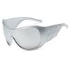 Oversized Cat Eye Sunglasses With Uv400 Polarized Pc Frames For Fashion And Travel