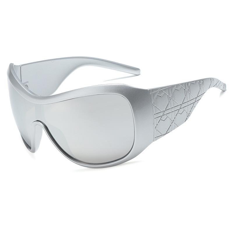 Oversized Cat Eye Sunglasses With Uv400 Polarized Pc Frames For Fashion And Travel