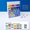 48-Color Acrylic Marker Set: Waterproof, Bleed-Proof, Layerable for DIY Graffiti and Highlights.