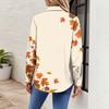 Women's Shirt Blouse Christmas Print Button Long Sleeve Casual Basic Shirt Collar Regular Top