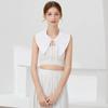 Solid Color Big Pointed Fake Collar Female Shoulder Wraps Shirt Detachable Collar Small Shawl Clothing False Collar Small Cape