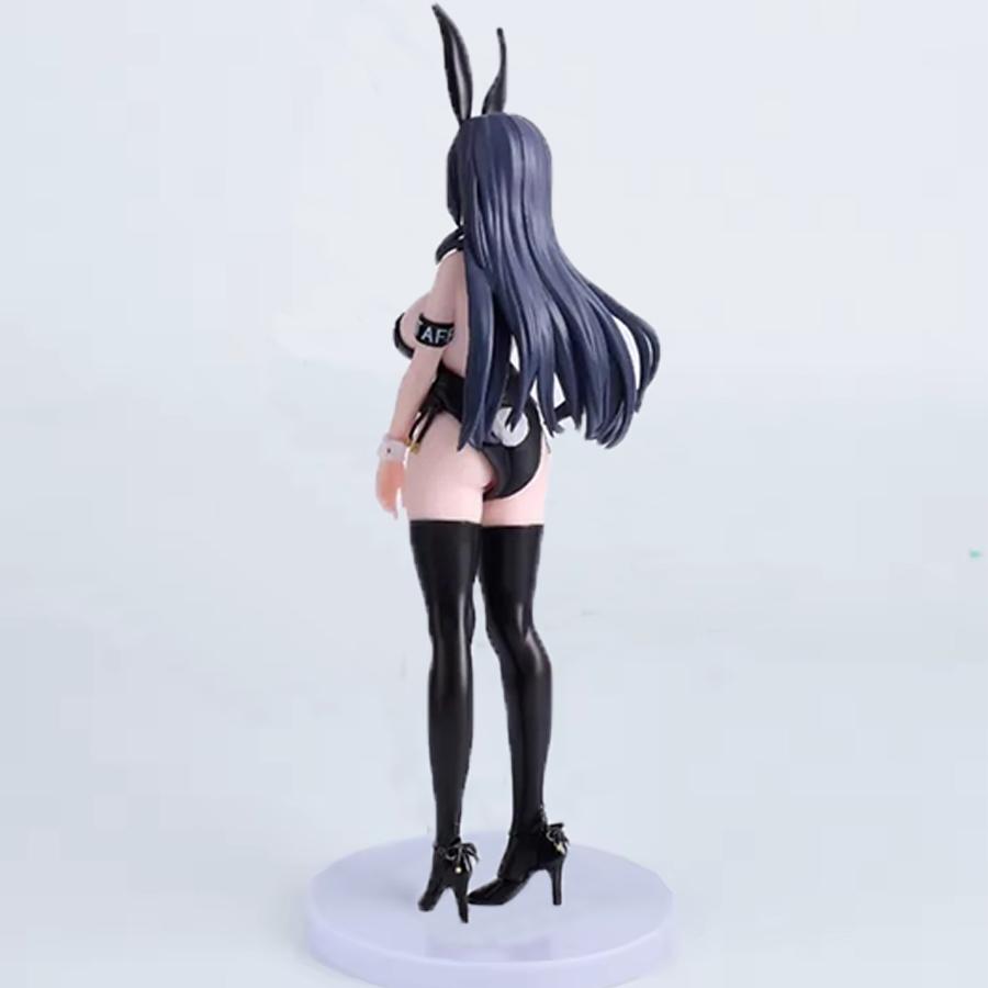 Hentai Figure Kuro Bunny Kouhai-chan Action Figure Sexy Bunny Girl PVC Adult Collection Model Doll Toy