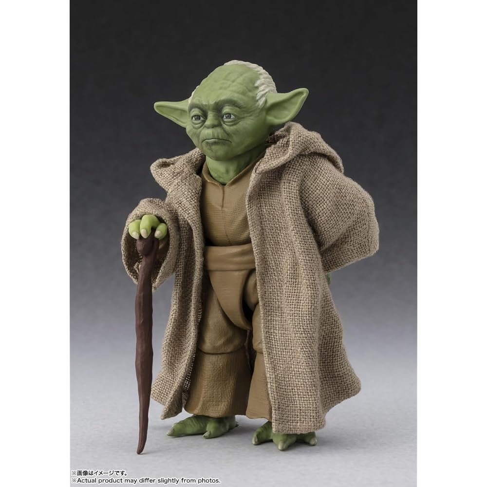 TAMASHII NATIONS S.H. Figuarts Star Wars Episode III Yoda Classic Version 70mm PVC ABS Fabric Action Figure