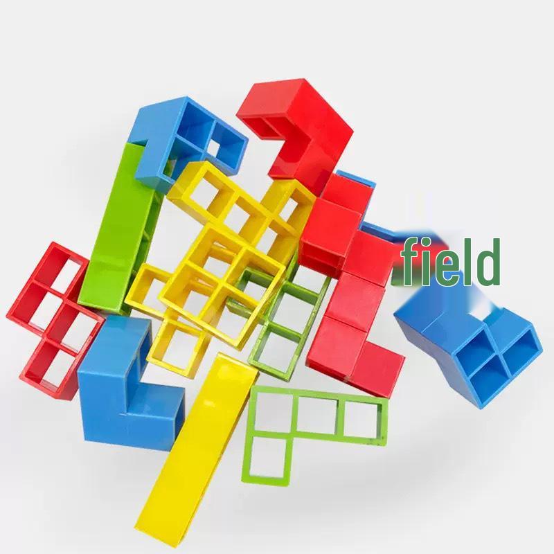Трансграничная шатающаяся башня: Русская игра на складывание блоков для детей