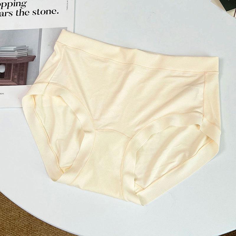 

Plus Size Women s Summer 10A Pure Cotton Extended Bottom Naked Waist Triangle Briefs 3XL тілесний