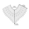 Beaded Sequins Sew on Collar Patches for Wedding Dress Evening Gown Embroidered Beads Sequins Sew on Patches Applique
