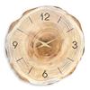 Modern Minimalist Silent Desk Clock Wabi-Sabi Style Artistic Tabletop Timepiece for Living Room Home Decor