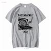 Rudimentary Peni T Shirt No More Pain Music Fashion Top Vintage Black Vintage Washed Graphic Homme Breathable Comfortable