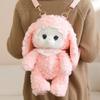 New Soft Plush Animal Plush Backpack Cotton Detachable Strap Plush Doll Backpack Cute Cartoon Shoulder Bag Daypack