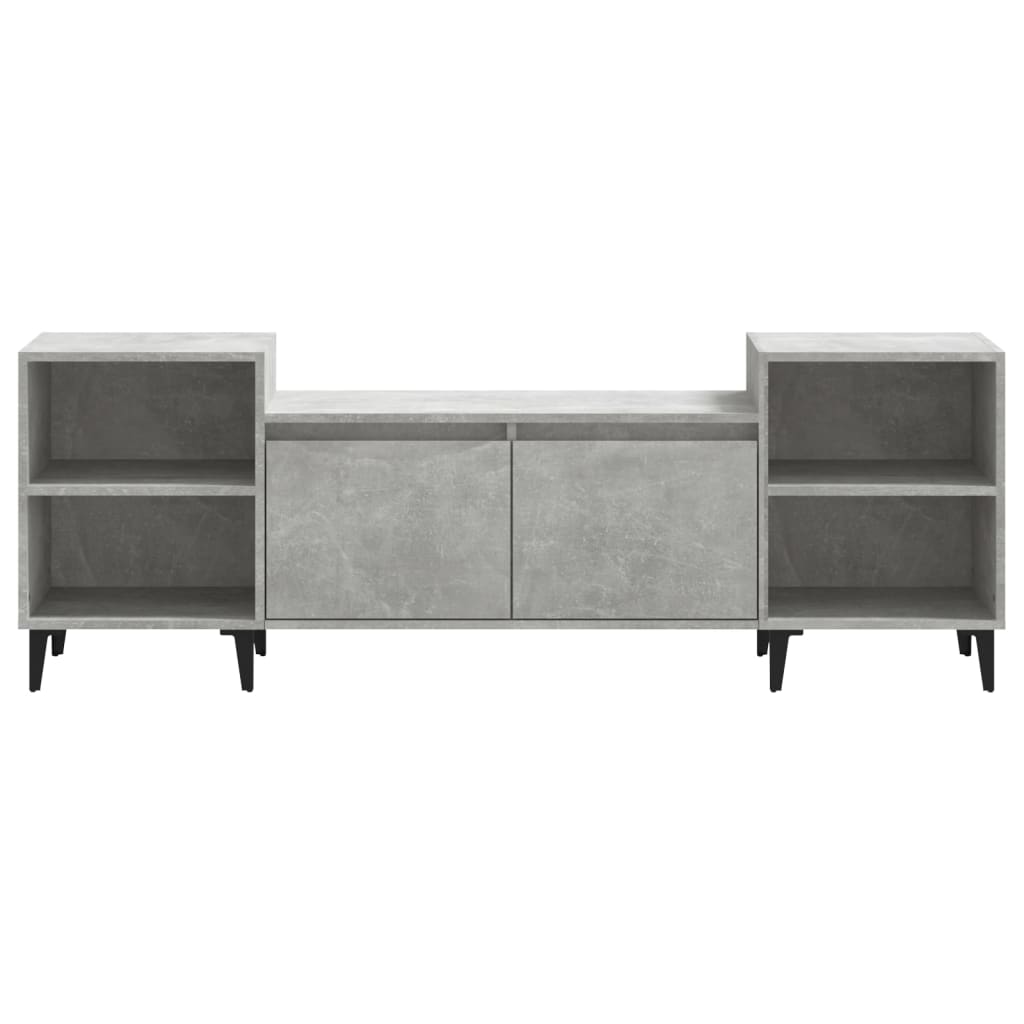 vidaXL TV-Schrank Betongrau 160x35x55 cm Holzwerkstoff