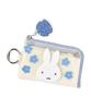 Miffy Blue Dress Smart Key Case with Carabiner Case Key Case (Ivory)