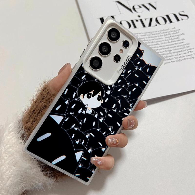 O-Omori Cartoon Game Soft Phone Case for Samsung Galaxy S24 S25 FE S26 Edge S23 Ultra S22 Plus S21 + Shockproof Cover Back Shell