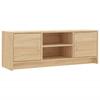 VidaXL Meuble TV chêne sonoma 102x30x37,5 cm bois d'ingénierie 823256