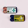 Creative Airplane Brooch: Cute Cartoon Plane Badge for Backpack Decoration