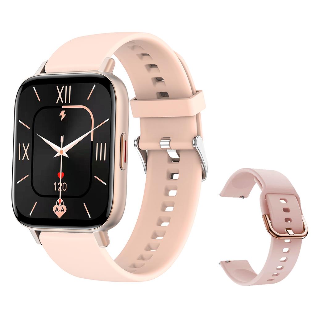 1.69 Inch Blue Tooth Call Smart Watch Blood Pressure Oxygen Monitor Diy Dials Heartrate Tracker Smartwatch Women Men Pk P8