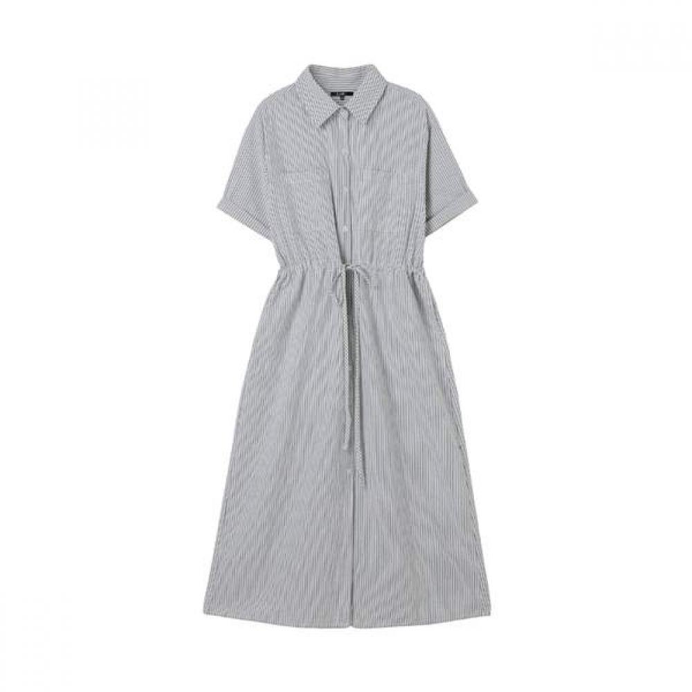 LAP Stripe Shirt Long Dress As2wo591