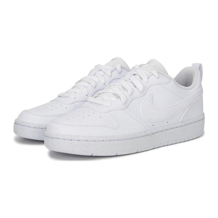 (GS) Nike Court Borough Low Recraft 'Triple White' Kids' DV5456-106