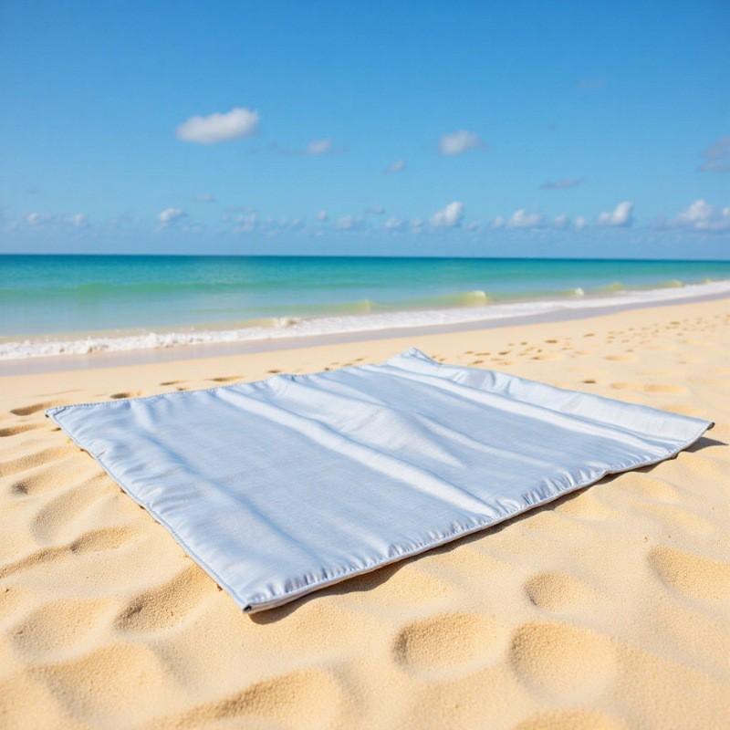 Extra Thick Foldable Camping Mat With Double-Sided Aluminum Foil Waterproof Ground Pad Outdoor Hiking Picnic Beach Tent