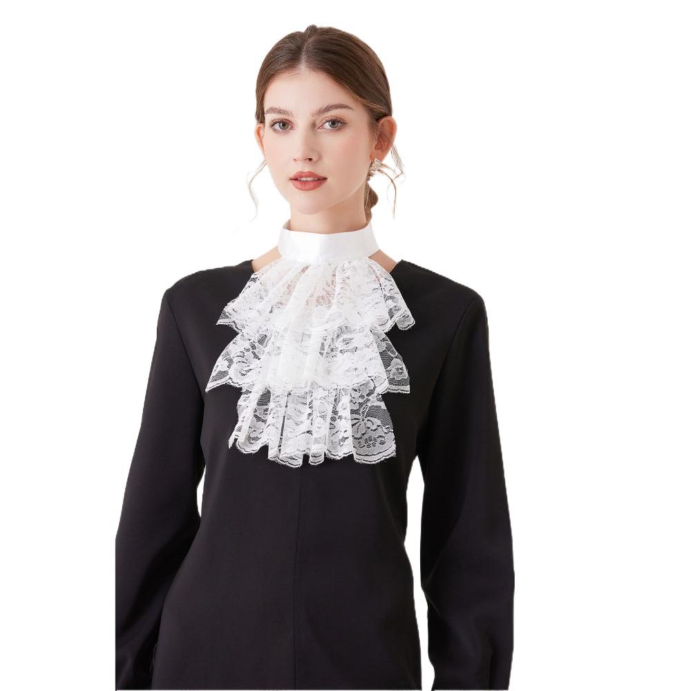 Solid Color Fake Collar Victorian Ralph Collar  Stage Performance Costume Accessory