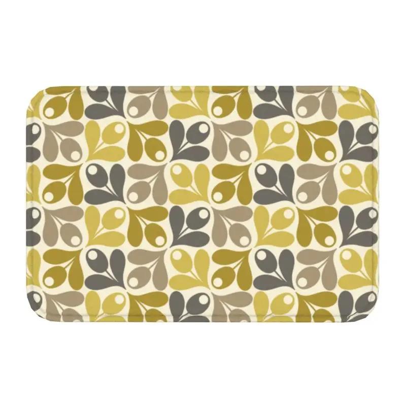 

Scandinavian Floral Orla Kiely Door Mat Non-slip Kitchen Bathroom Rug 40*60cm Entrance Toilet Living Room Floor 40x60cm