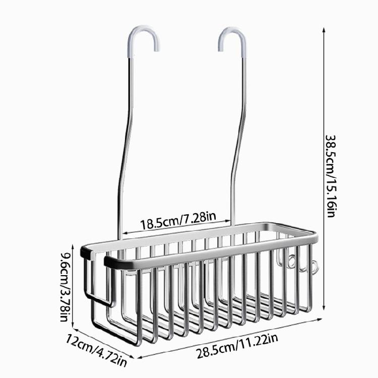 Quick Installion Hanging Shower Shelf Organizers Rustproof Designs with Secure Storage for Bathroom Daily Use Items