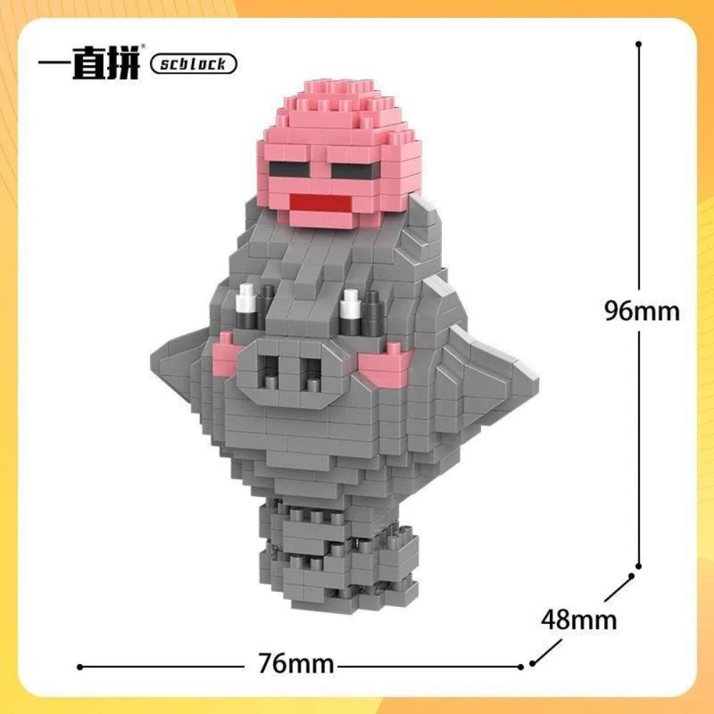 Pokemon Building Blocks Small Cartoon Mini Block Pikachu Charizard Eevee Mewtwo Anime Assemble Action Model Dolls Boys Toys
